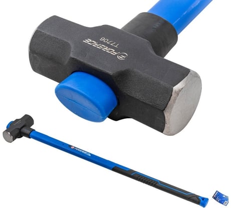 Кувалда с фибергласовой ручкой и резиновой противоскользящей накладкой Forsage (2700г, L ручки-800мм) F-T7706(56663)