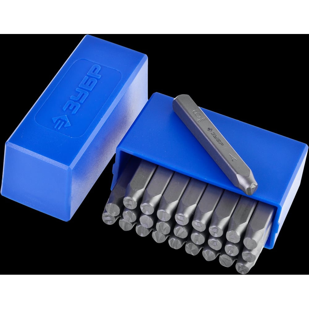 Клейма Зубр Профессионал буквенные латинские, шрифт 6мм 21505-06_z01 ...