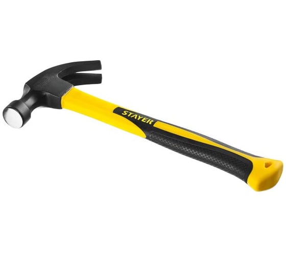Столярный молоток-гвоздодёр с фибергласовой рукояткой STAYER Hercules 680 г 2026_z03
