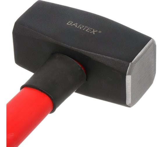 Кувалда BARTEX 5 кг, фибергласовая обрезиненная рукоятка 364674