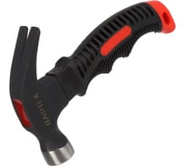 Слесарный молоток-гвоздодер BARTEX фибергласовая обрезиненная рукоятка, 0.225 кг 329690