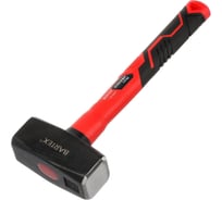 Кувалда BARTEX 1.5 кг, фибергласовая обрезиненная короткая рукоятка 364671