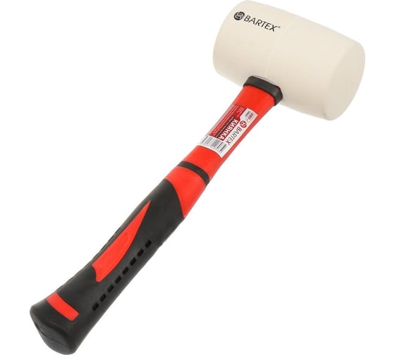 Киянка BARTEX 680 г, резина, фибергласовая рукоятка 309001