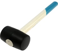 Киянка ТУНДРА деревянная рукоятка, черная резина, 350 г 5354659