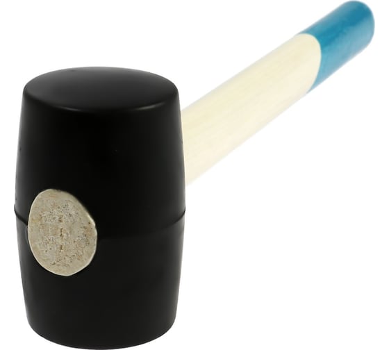 Киянка ТУНДРА деревянная рукоятка, черная резина, 350 г 5354659