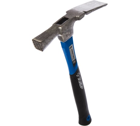 Молоток каменщика Зубр МК-Ф 600 г с фибергласовой рукояткой  20163_z01