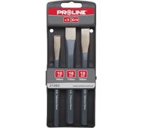 Набор зубил PROLINE 3 предмета, пластиковый кейс 31363