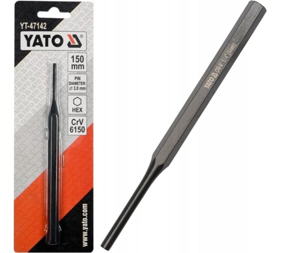Выколотка 3х150мм YATO YT-47142