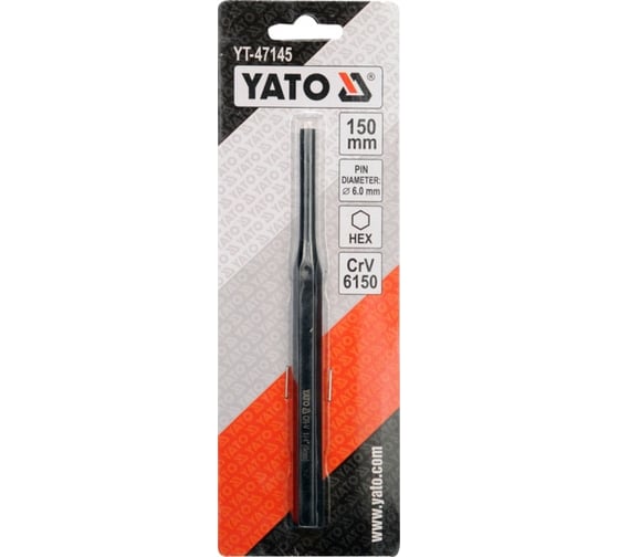 Выколотка YATO 6x150мм YT-47145 371447145 092 1