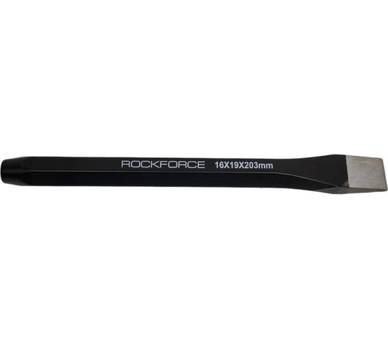 Зубило с шестигранным основанием Rockforce 19мм L-203мм RF-60219203H(16413)