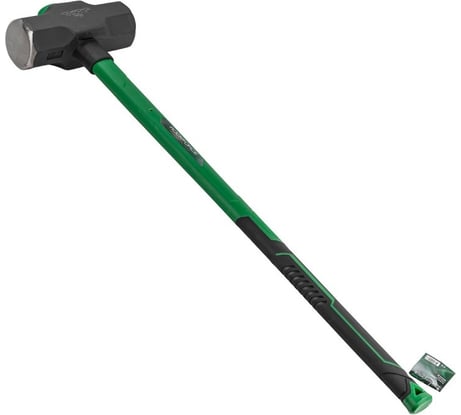 Кувалда с фиберглассовой ручкой и резиновой противоскользящей накладкой Rockforce 9000г, L ручки-800мм RF-T7720(56689)