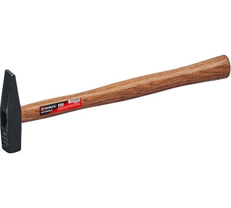 Слесарный молоток с деревянной рукояткой MIRAX 100 20034-01