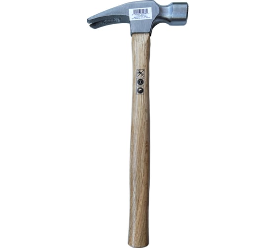 Молоток столярный с деревянной ручкой NIKONA 24oz 60-038