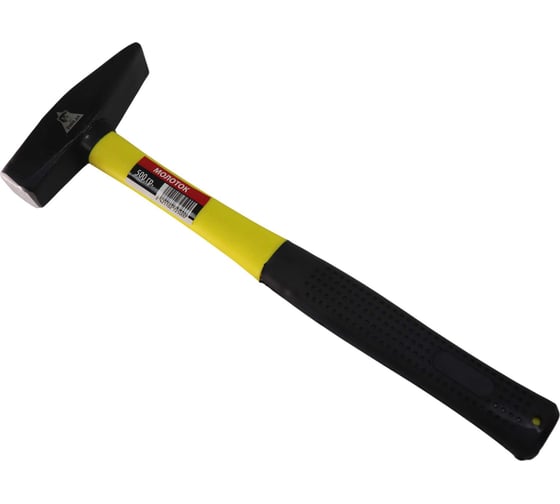 Молоток слесарный с фибергасовой ручкой TOOLAS 500 гр. (Эконом) 00012808