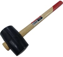 Киянка с деревянной ручкой TOOLAS 340 гр. (черная резина) 00008613