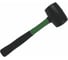 Киянка UNIK 900г, черная резина, ручка FiberGlass 9350-900-1GF 1