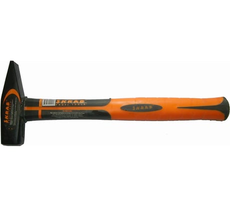 Молоток SKRAB 200г с фибергласовой ручкой оранжевый 20242