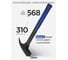 Кровельный молоток с магнитом Kubis 600 г, фибергласовая ручка 02-02-0262 3
