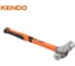 Молоток с круглым бойком KENDO с фибергласовой рукояткой, 680 г 25140 6