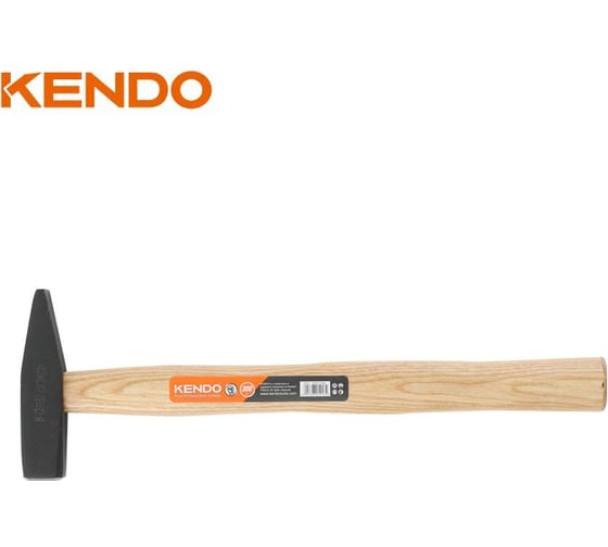 Молоток слесарный с деревянной рукояткой KENDO 273гр  25213