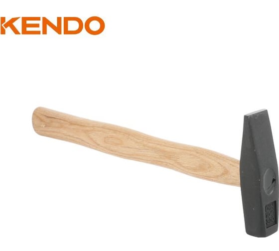 Молоток слесарный с деревянной рукояткой KENDO 273гр  25213