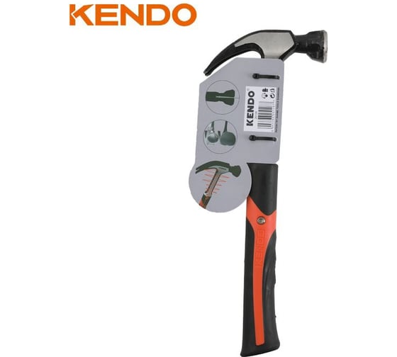 Молоток-гвоздодер KENDO 450 г 25126