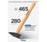 Молоток слесарный Kubis 300 г, деревянная ручка (бук) 02-02-2203 3