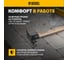 Молоток каменщика Denzel 600 г, буковая рукоятка, EFP 10643 4