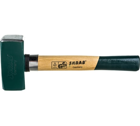 Кувалда с защитой SKRAB 1500г деревянная ручка 20153
