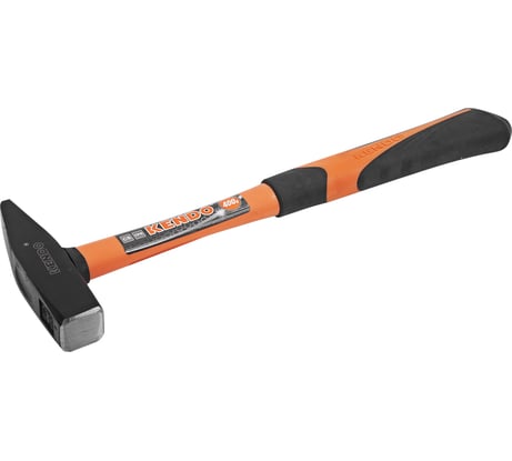 Слесарный молоток с фиберглассовой рукояткой KENDO 400 г 25204