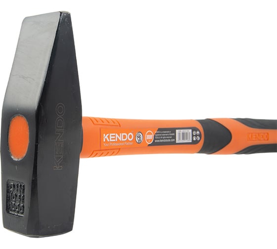 Слесарный молоток с фиберглассовой ручкой KENDO 1000 гр 25208