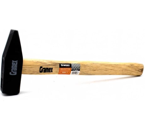 Молоток Gramex 1000 г, с деревянной ручкой кованый (6/24) 005942