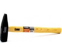 Молоток Gramex 400 г, с деревянной ручкой кованый (6/48) 005939