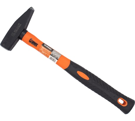 Молоток Gramex 500 г, с фибергласовой ручкой кованый (6/36) 005946