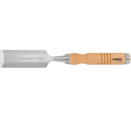 Зубило NEO TOOLS 38 мм, CRV, деревянная ручка 37-838