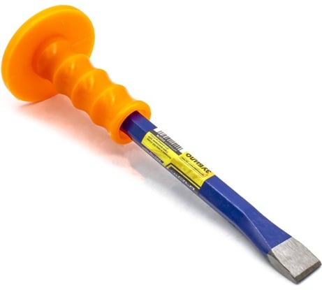 Зубило с эргономичной ручкой ВАРЯГ 250x14 мм (6/36) 012272