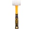 Резиновый молоток INGCO 450г, ручка фибергласс, нескольз., немаркий HRUH8916 3