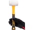 Резиновый молоток INGCO 450г, ручка фибергласс, нескольз., немаркий HRUH8916 6