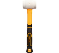 Резиновый молоток INGCO 220г, ручка фибергласс, нескольз., немаркий HRUH8908