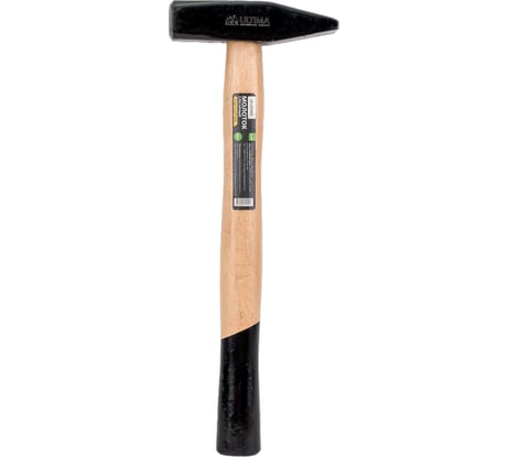 Слесарный молоток Ultima 600г, квадратный боек, деревянная рукоятка 121006