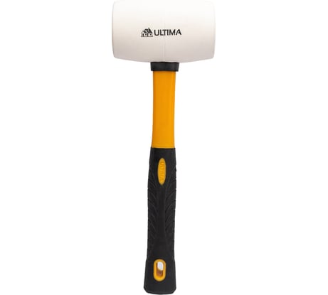 Резиновая киянка Ultima 450г, белая резина, фибергласовая рукоятка 121031