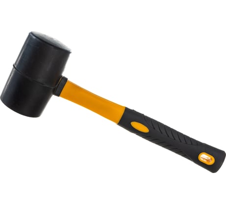 Резиновая киянка Ultima 680г, черная резина, фибергласовая рукоятка 121029