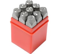 Набор штампов цифровых Rockforce 10мм, 9пр., в пластиковом футляре RF-00910D(16722)