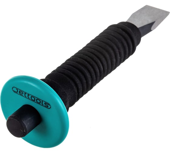 Зубило Jettools плоское, с пластиковым протектором, 200х22мм P-01-22