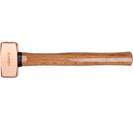 Кувалда Hortz 4 кг медная с деревянной ручкой HOR 450304