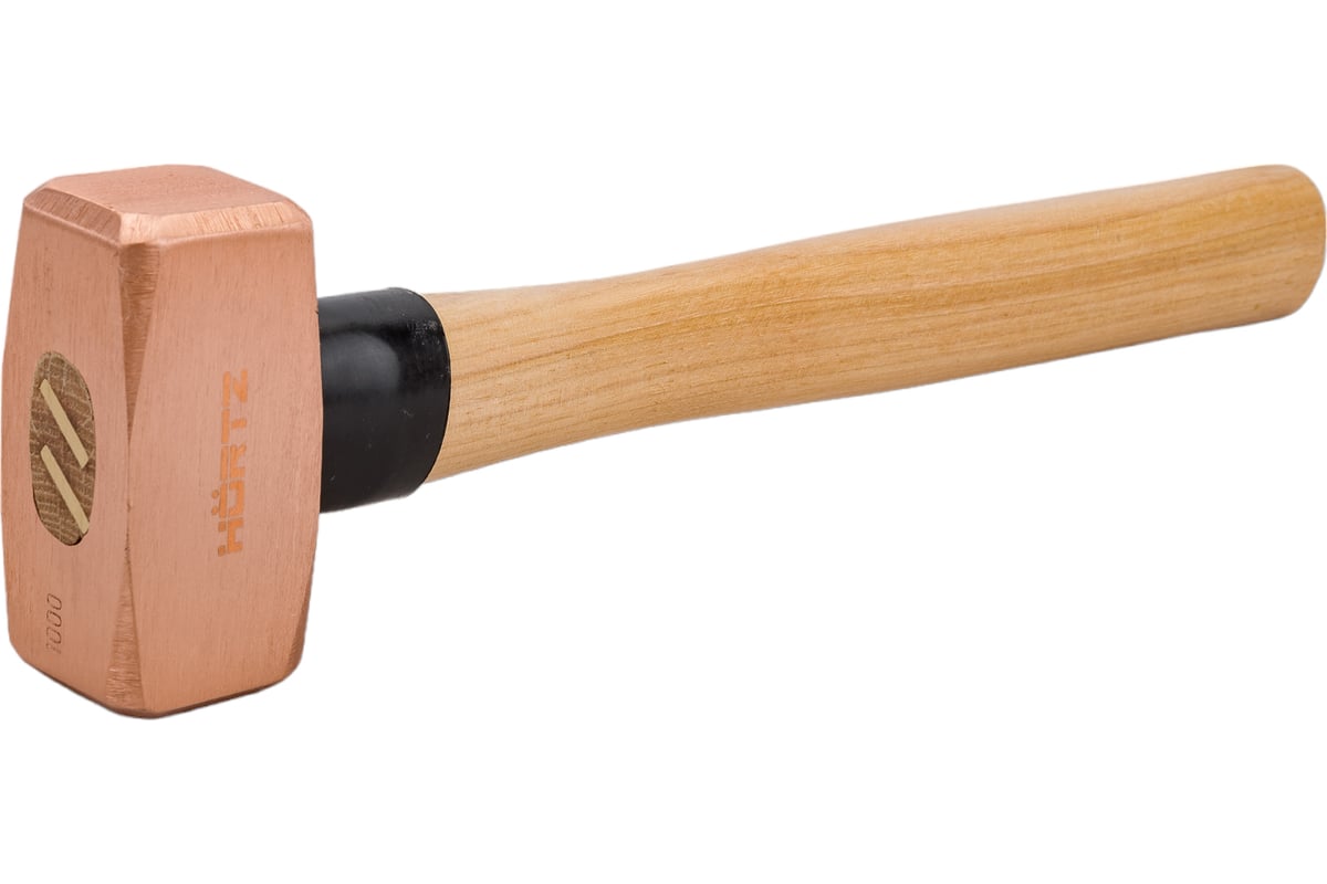 Кувалда Hortz 1 кг медная с деревянной ручкой HOR 450300 - выгодная .