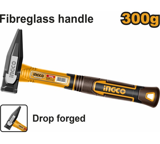Молоток слесарный INGCO 300 гр. SUPER HMH82300