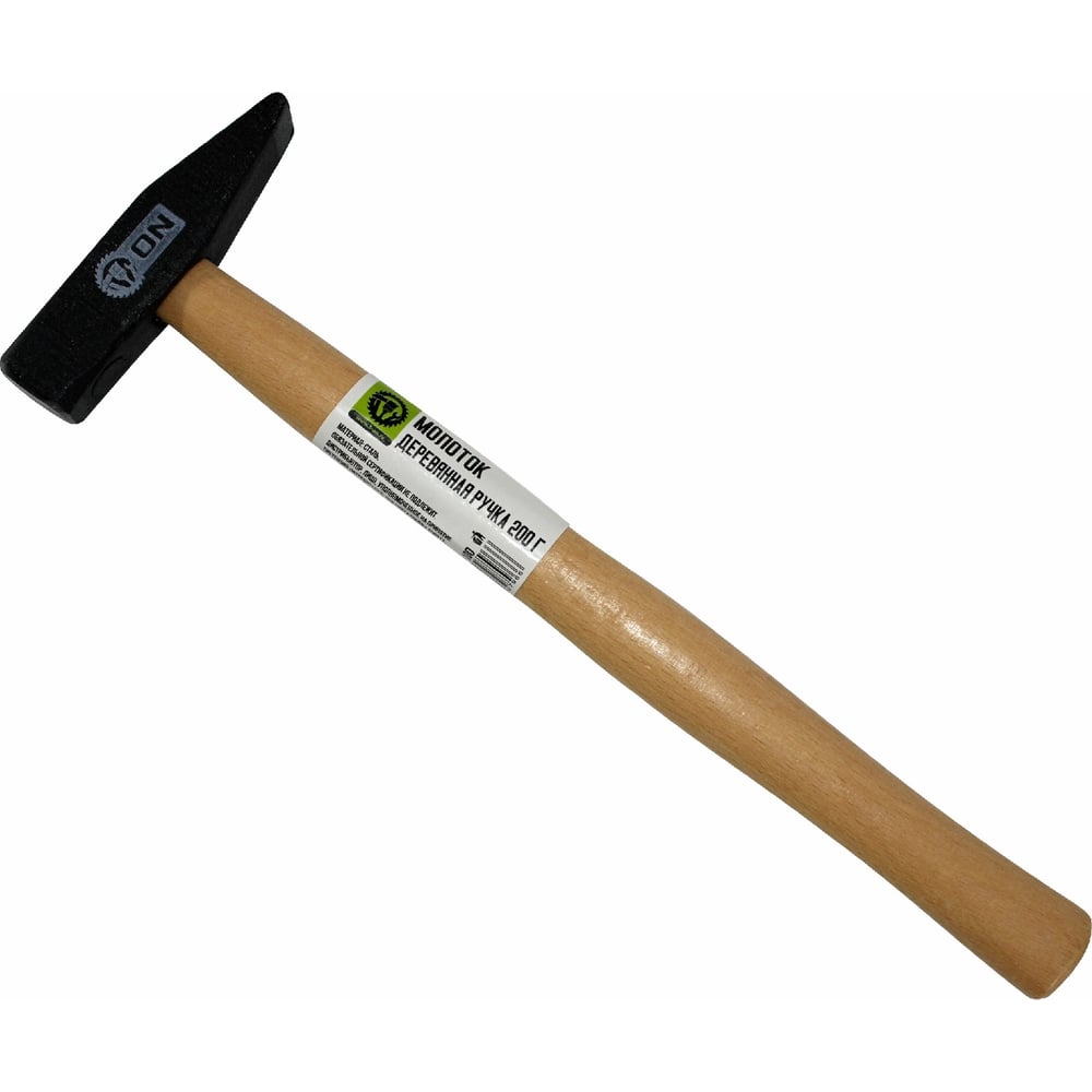 Молоток ON с деревянной ручкой, 200 г 06-01-100 - выгодная цена, отзывы ...