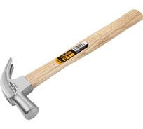 Молоток-гвоздодёр TOLSEN боёк 25 мм, деревянная рукоятка 25164