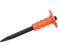 Зубило остроконечное с протектором (4х16х250 мм; шестигранный хвостовик) HARDEN 610812